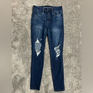American Eagle distressed Jeggings